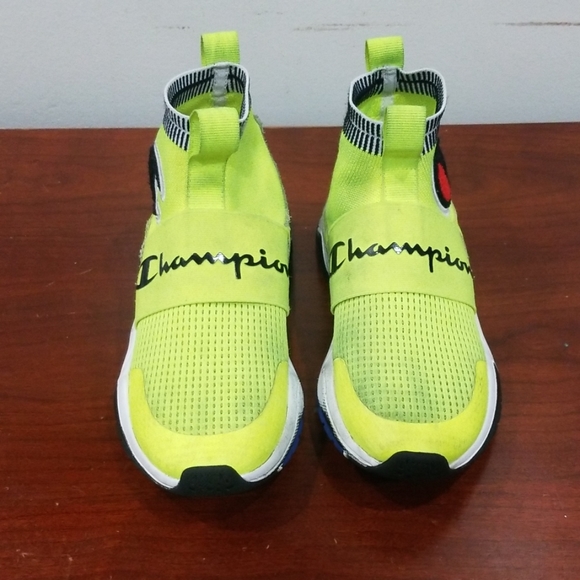 neon green champion shoes